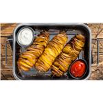 Potato Twisters with Dip
