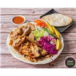 Any Kebab with Veggie Combination
